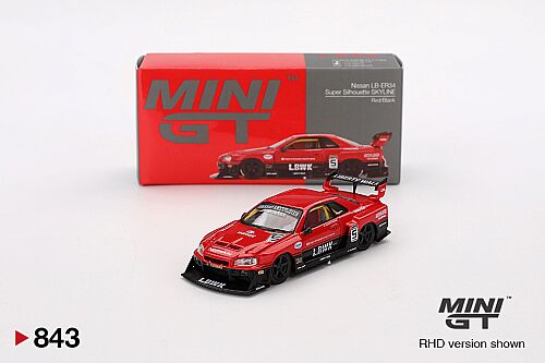 Mini Gt 1/64 Nissan Lb Er34 - 843Cy - 1