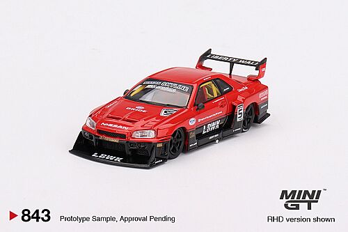 Mini Gt 1/64 Nissan Lb Er34 - 843Cy - 2