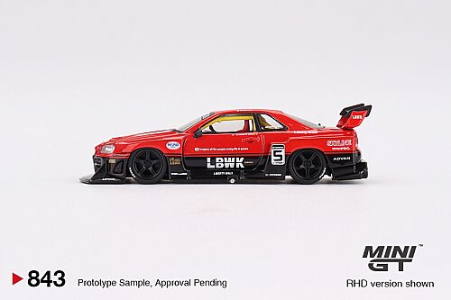 Mini Gt 1/64 Nissan Lb Er34 - 843Cy - 4