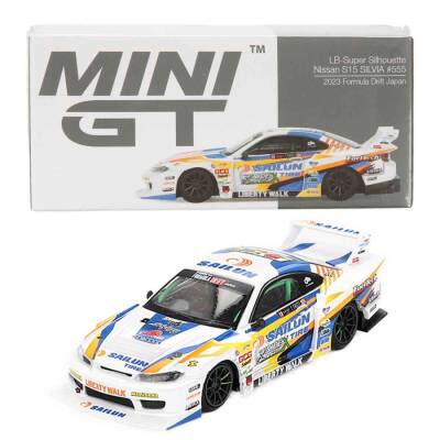Mini GT 1/64 Nissan LB-Super Silhouette S15 SILVIA 2023 Formula Drift Japan Diecast Model Araba - 1