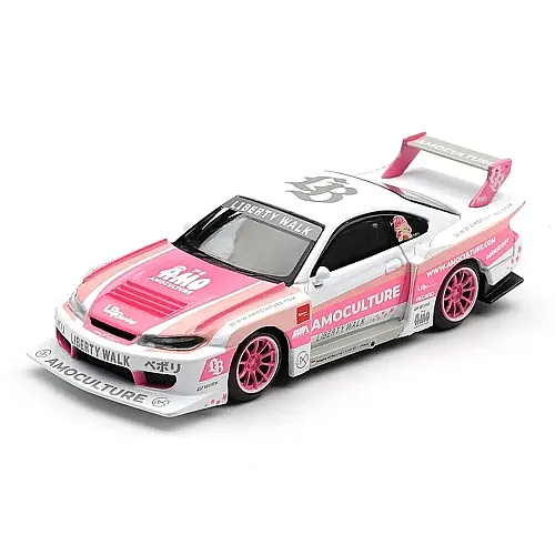 Mini Gt 1/64 Nissan Silvia (S15) Lb-Super Silhouette Amoculture+Mgt01239 - 1