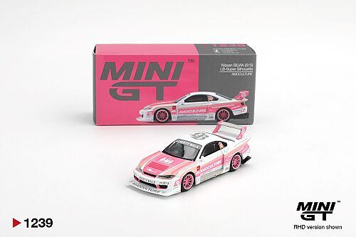 Mini Gt 1/64 Nissan Silvia (S15) Lb-Super Silhouette Amoculture+Mgt01239 - 4