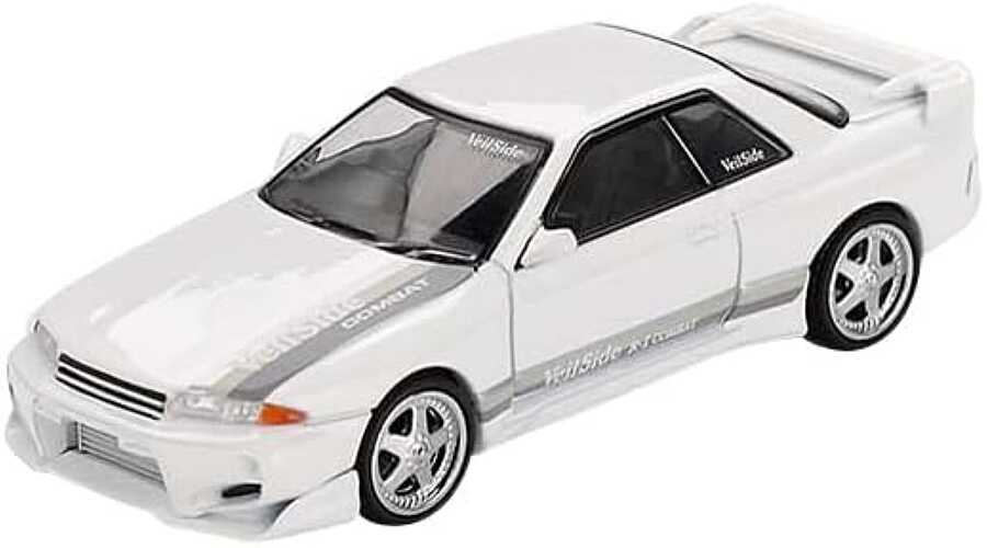 Mini Gt 1/64 Nissan Skyline Gt-R (R32) Veilside Combat C-I White Mgt01066