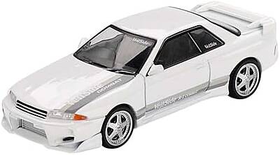 Mini Gt 1/64 Nissan Skyline Gt-R (R32) Veilside Combat C-I White Mgt01066 - 1