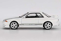Mini Gt 1/64 Nissan Skyline Gt-R (R32) Veilside Combat C-I White Mgt01066 - 3