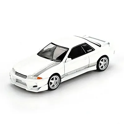 Mini Gt 1/64 Nissan Skyline Gt R R32 Veilside Combat White - 1
