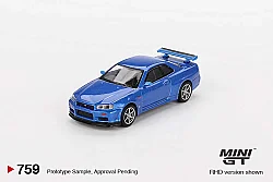 Mini Gt 1/64 Nissan Skyline Gt-R (R34) V-Spec Mgt00759 - 4