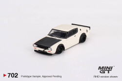 Mini Gt 1/64 Nissan Skyline Kenmeri Liberty Walk White Mgt00702-R - 2