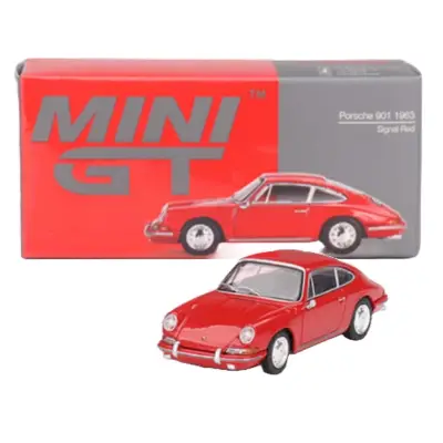 Mini Gt 1/64 Porsche 901 1963 Signal Red - 4