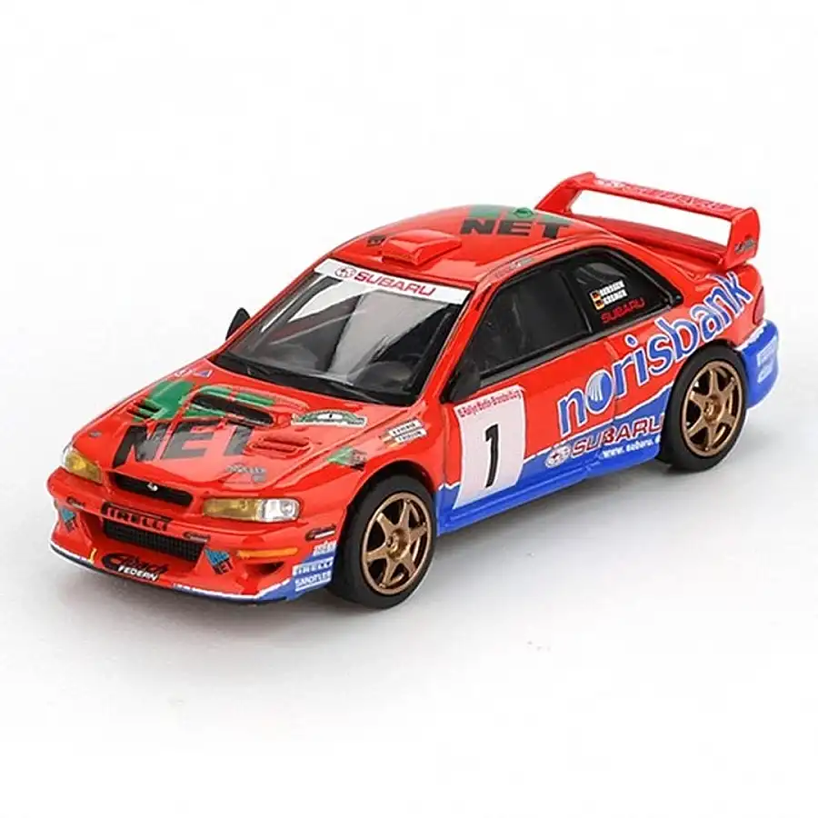Mini Gt 1/64 Subaru Impreza Wrc97 #1 1999 Drm Champion