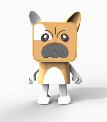 Mob Dans Eden Hayvanlar Bluetooth Hoparlör - Bulldog Da-04-2 - 1