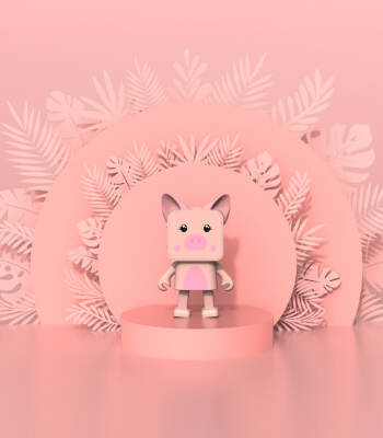 Mob Dans Eden Hayvanlar Bluetooth Hoparlör - Domuz Da-21-05 - 3