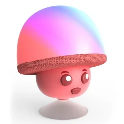 Mob Mega Mush Işıklı Bluetooth Hoparlör – Kırmızı Mmush-Rd-01 - 1