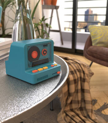 Mob Retro Kamera Bluetooth Hoparlör – Mavi Rs-80-Bl1 - 4