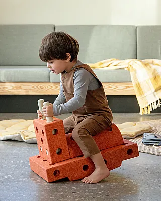 Modu Curiosity Set - Turuncu / Tozlu Yeşil M-Set-CUR-BO-DG - 6