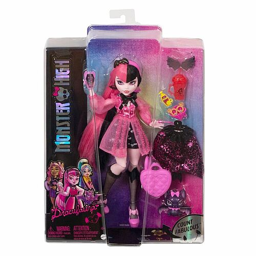 Monster High Ana Karakter Bebekler Draculaura HHK51 - 7