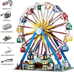 Mould King Dönme Dolap Motorlu Işıklı Puzzle 11006 - 2