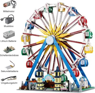 Mould King Dönme Dolap Motorlu Işıklı Puzzle 11006 - 2