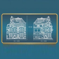 Mould King Magic Joker Shop House Puzzle 16041 - 4