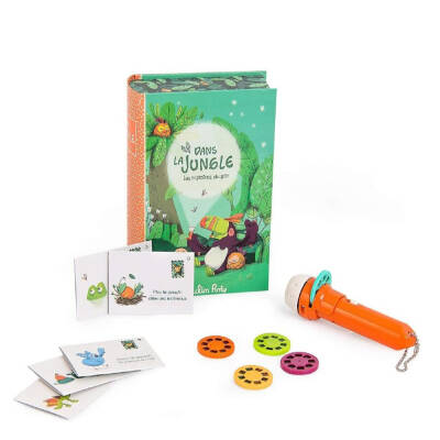 Moulin Roty Projeksiyonlu Hikaye Kitabı - Tropikal Hayvanlar - 1