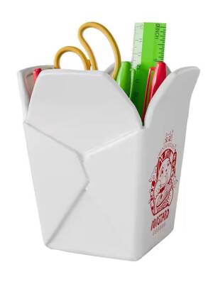 Mustard Noodle Seramik Kalemlik M16243 Beyaz - 2