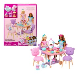 My First Barbie - İlk Barbie Bebeğim Çay Partisi Oyun Seti HMM65 - 1