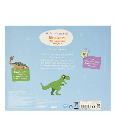 My First Sound Book: Dinosaurs - 3