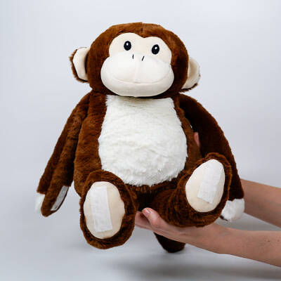 My Friend Toys Battaniyeli Maymun Peluş Oyuncak - 5
