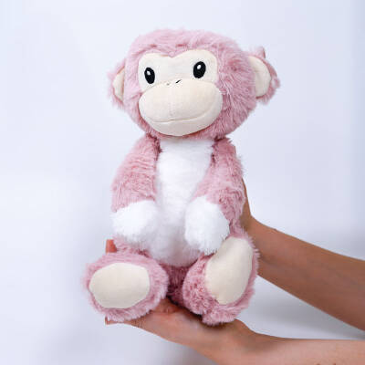 My Friend Toys Sallanan Pembe Maymun Peluş Oyuncak - 3