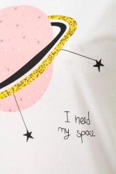 Nasa Beyaz I Need My Space Kk T-Shirt Kadın (S) - 3