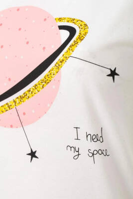 Nasa Beyaz I Need My Space Kk T-Shirt Kadın (S) - 3