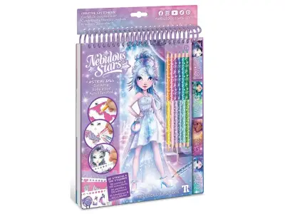 Nebulous Stars Fashion Sketch Book - Astral Ball - 1