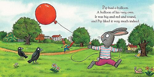 Nosy Crow Pip And Posy: The Big Balloon (Board Book) - 2