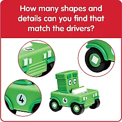 Numberblocks 1-5 Mini Araç Seti Hm95405-Uk - 5