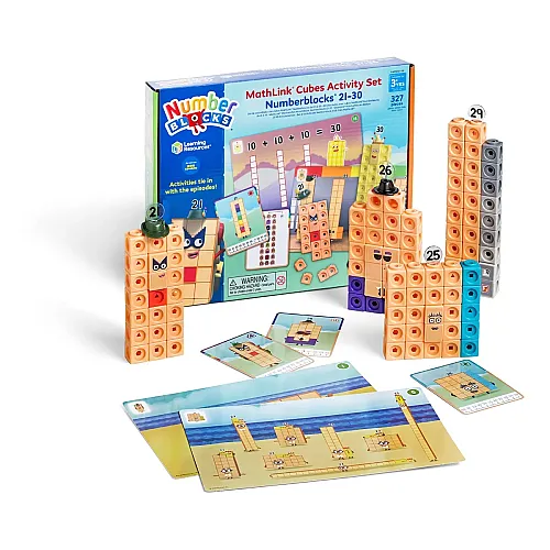 Numberblocks Mathlinkacubes 21-30 Activity Set Hm96321-Uk - 1