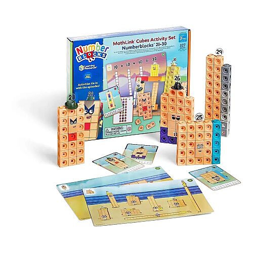 Numberblocks Mathlink Cubes 21-30 Activity Set Hm96321-Uk - 1
