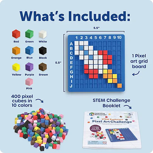 Numberblocks Stem Explorers Pixel Art Challenge Ler9463 - 6