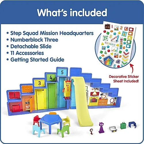 Numberblocks Step Squad Mission Headquarters Hm95404-Uk - 7