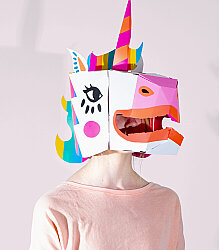 OMY XXL Karton 3D Maske - Lily - 2