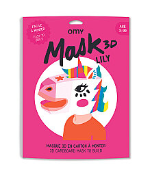 OMY XXL Karton 3D Maske - Lily - Omy