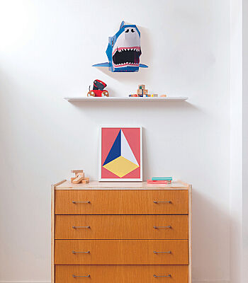 OMY XXL Karton 3D Maske - Sharky - 4