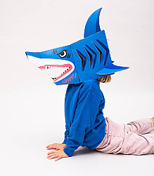OMY XXL Karton 3D Maske - Sharky - 3