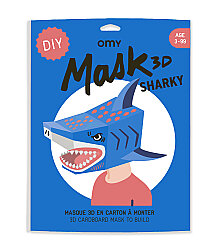 OMY XXL Karton 3D Maske - Sharky - Omy