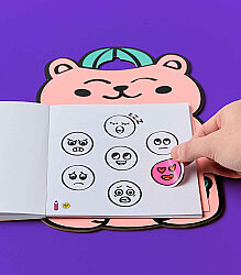 Omy Montessori Sticker Kitabı - Emotions Stikbook02 - 2