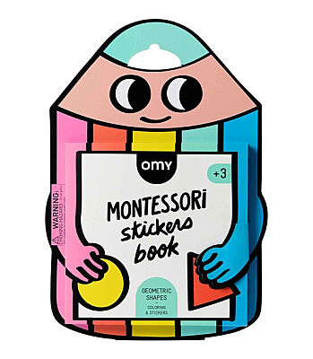 Omy Montessori Sticker Kitabı- Shapes Stikbook01 - 1
