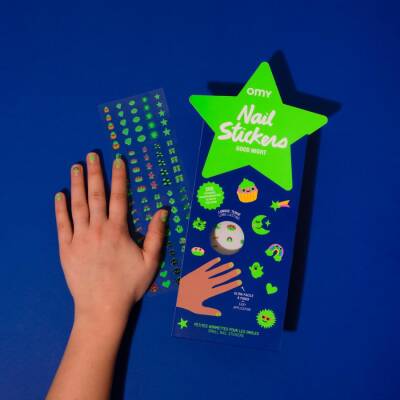 Omy Nail Stickers - Glow Party - 2