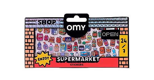 Omy Sticker Butiği - Süpermarket Dekorasyonu 04 - 1