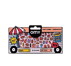 Omy Sticker Butik - Hot Dog Dükkanı Dekorasyonu 05 - Omy