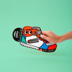 Omy Sticker By Number Notebook - Street - 2