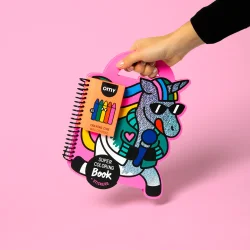 Omy Super Coloring & Stickers Book - Lily - 2